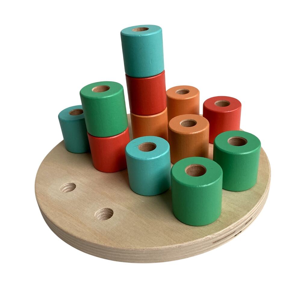 Lovevery Wooden Stacking Pegboard